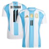 Maglia ufficiale Argentina Di Maria 11 Casa 2024 per Uomo